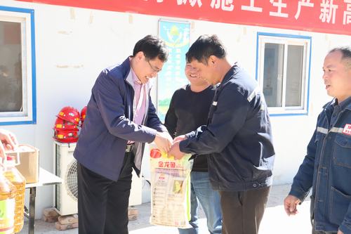 司正林深入礦建二公司車村項目部、天工瑞能項目部走訪慰問