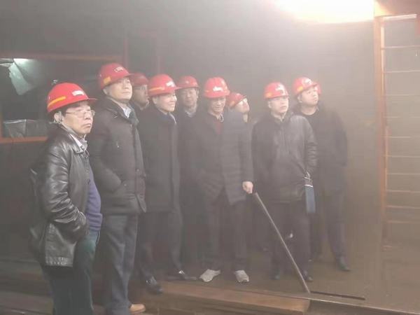 公司領(lǐng)導楊讓順蒞臨陜煤建設(shè)礦建二公司王峰項目部檢查指導工作
