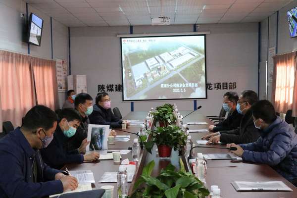 公司領導侯本英、楊讓順一行深入渭南分公司南京金龍項目檢查復工及防疫工作