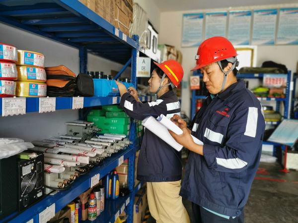 陜煤建設洗選煤運營公司澄合山陽運營項目部：物資儲備把緊關，安全生產有保障