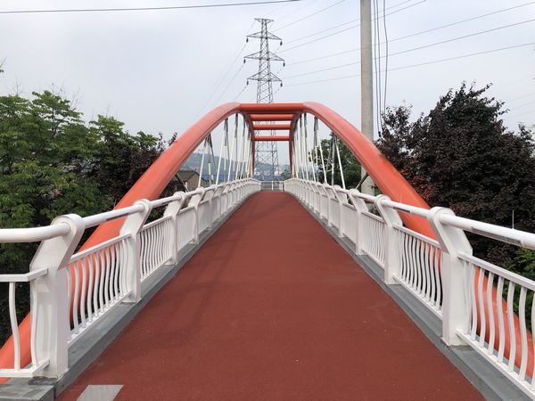 陜煤建設天工公司承建的大佛寺煤礦人行天橋工程順利完工
