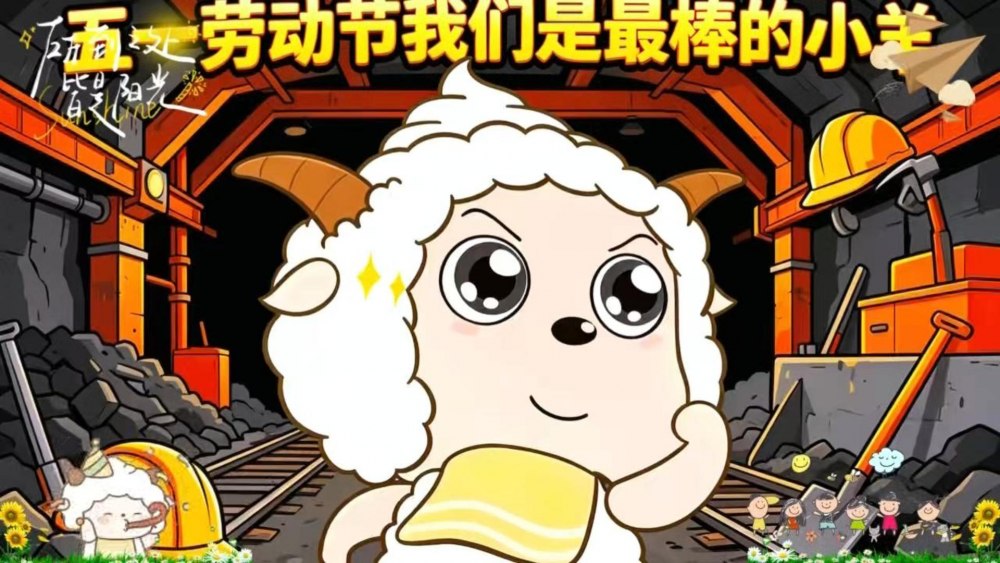 五一勞動節(jié)我們是最棒的小羊